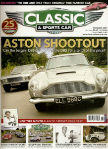 CLASSIC & SPORTSCAR 2007 NOV - V16 MORMON, CHIMAERA v VETTE v MG RV8